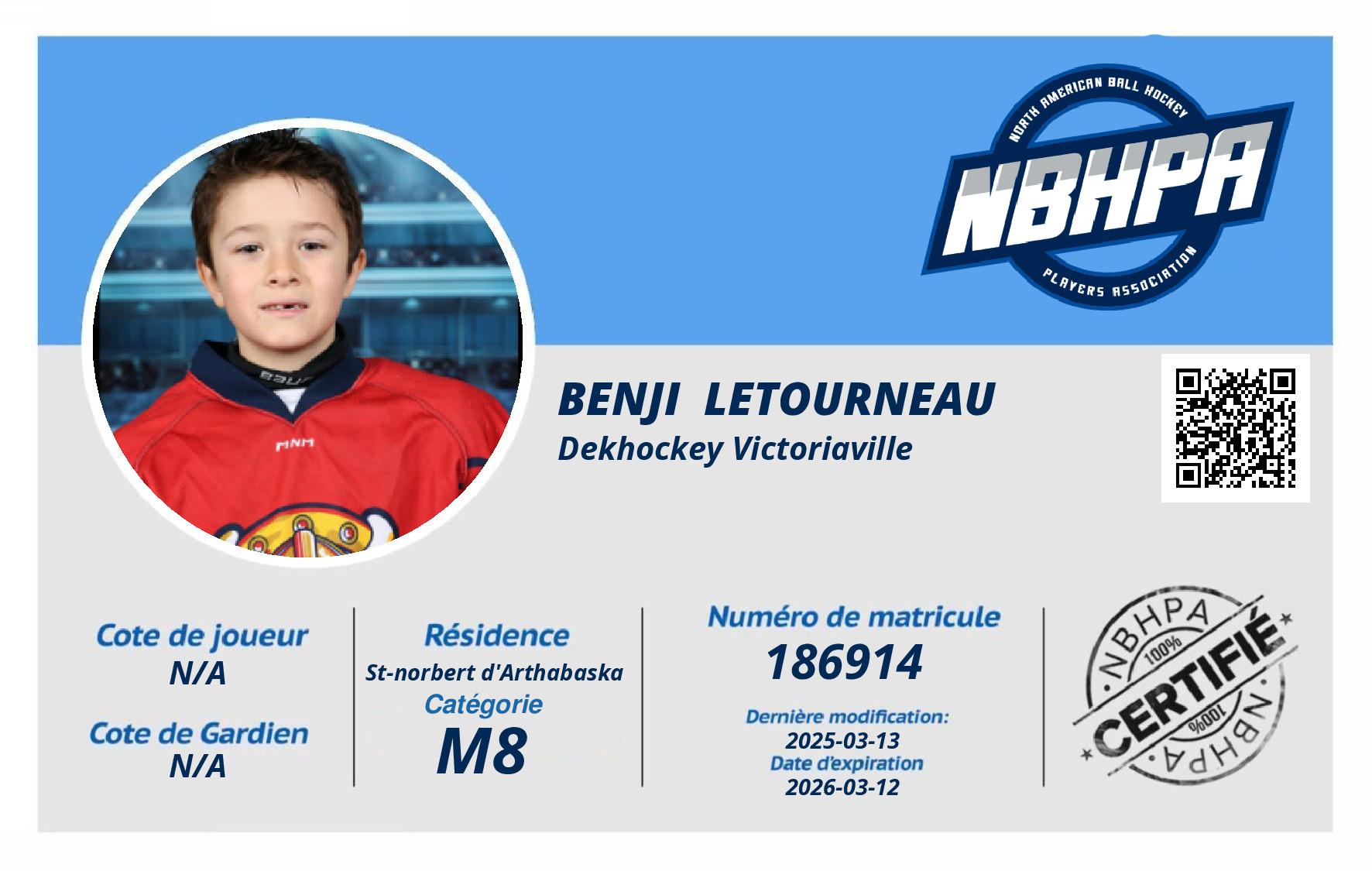 Benji  Letourneau