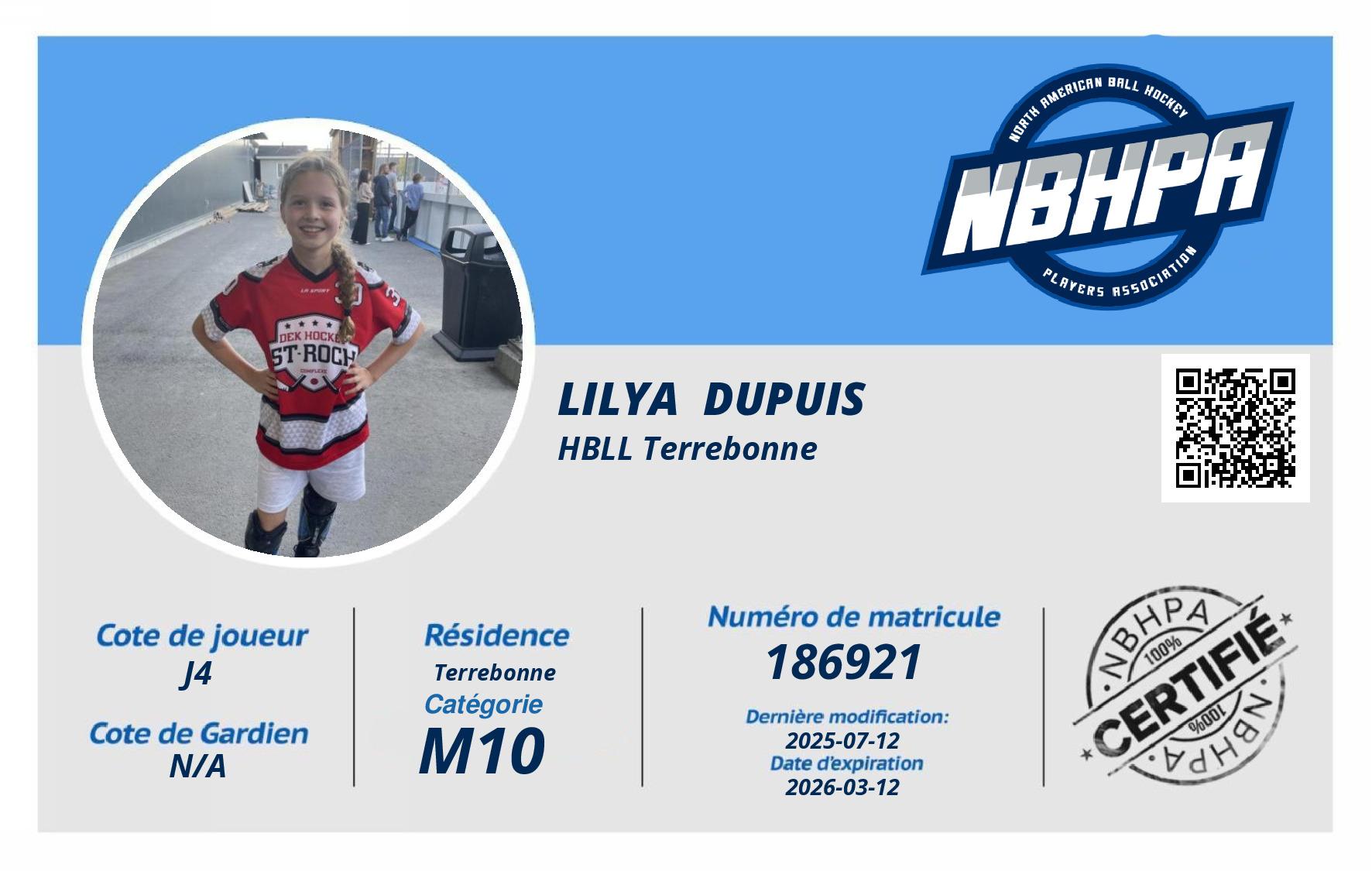 Lilya  Dupuis 
