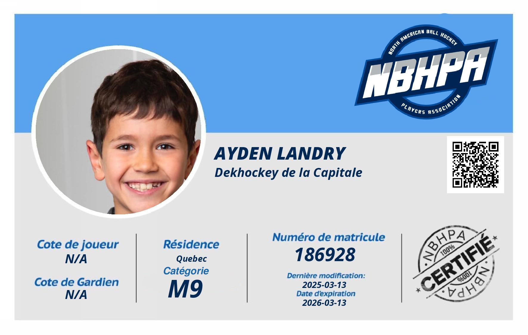 Ayden Landry