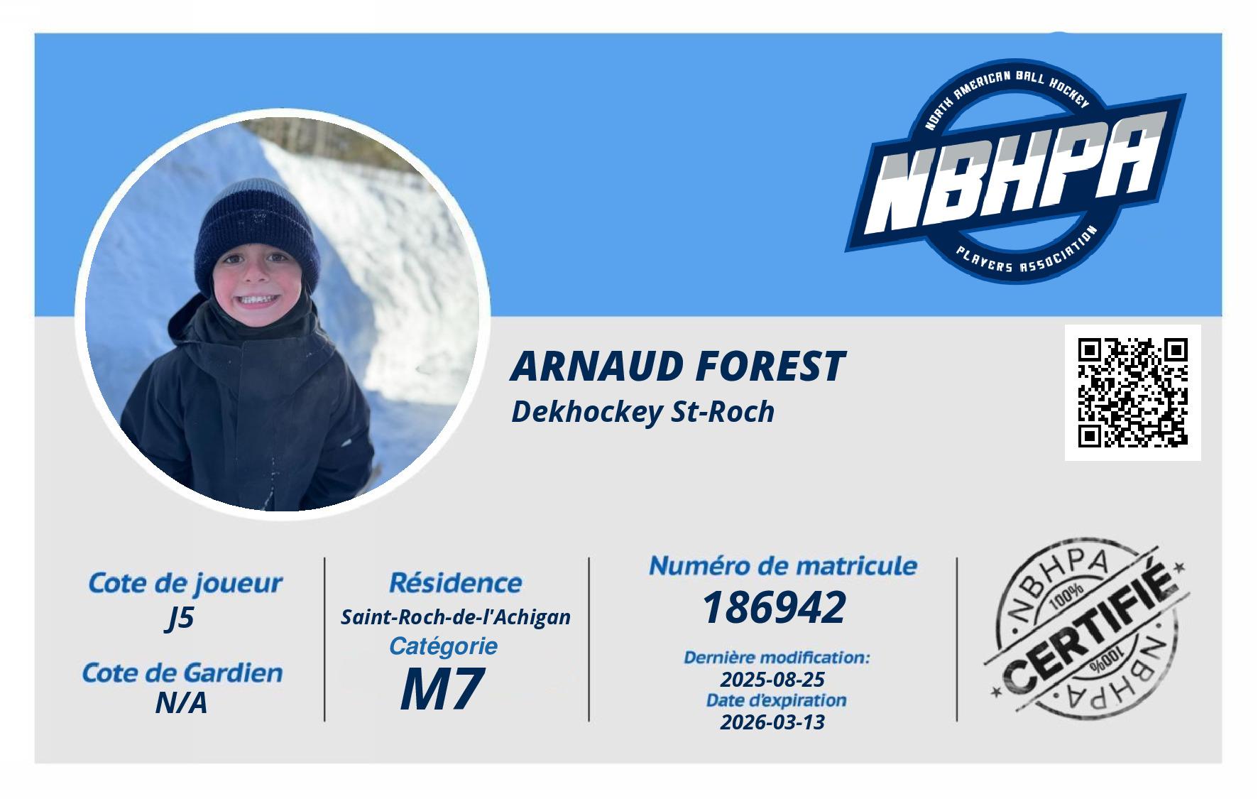Arnaud Forest 