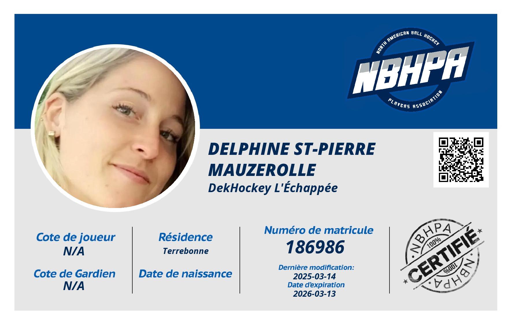 Delphine St-Pierre Mauzerolle