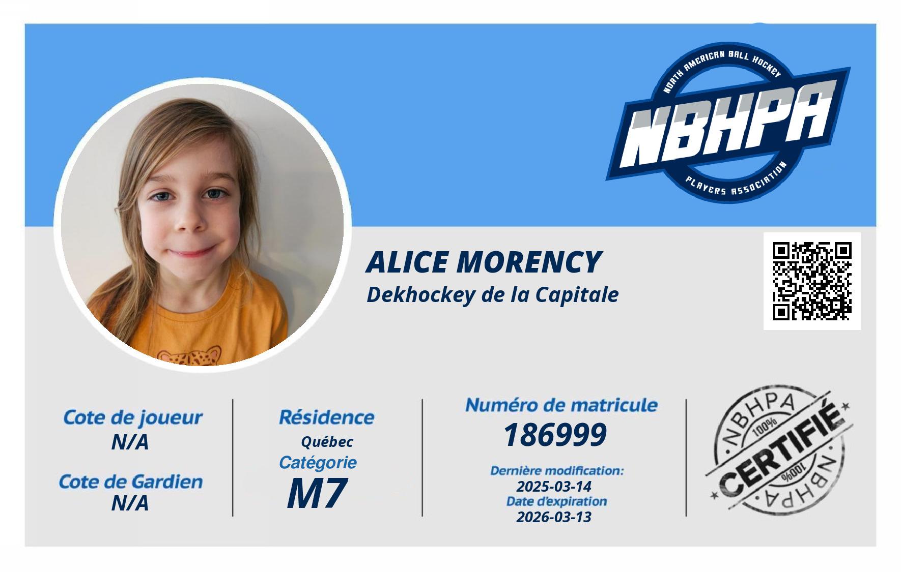 Alice Morency