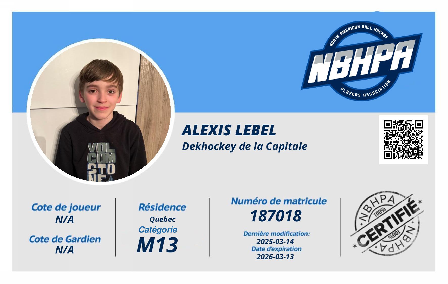 Alexis Lebel