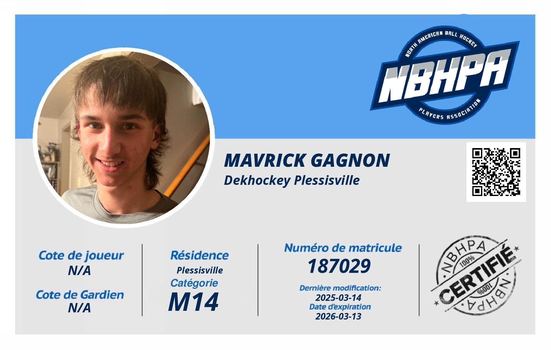 Mavrick Gagnon