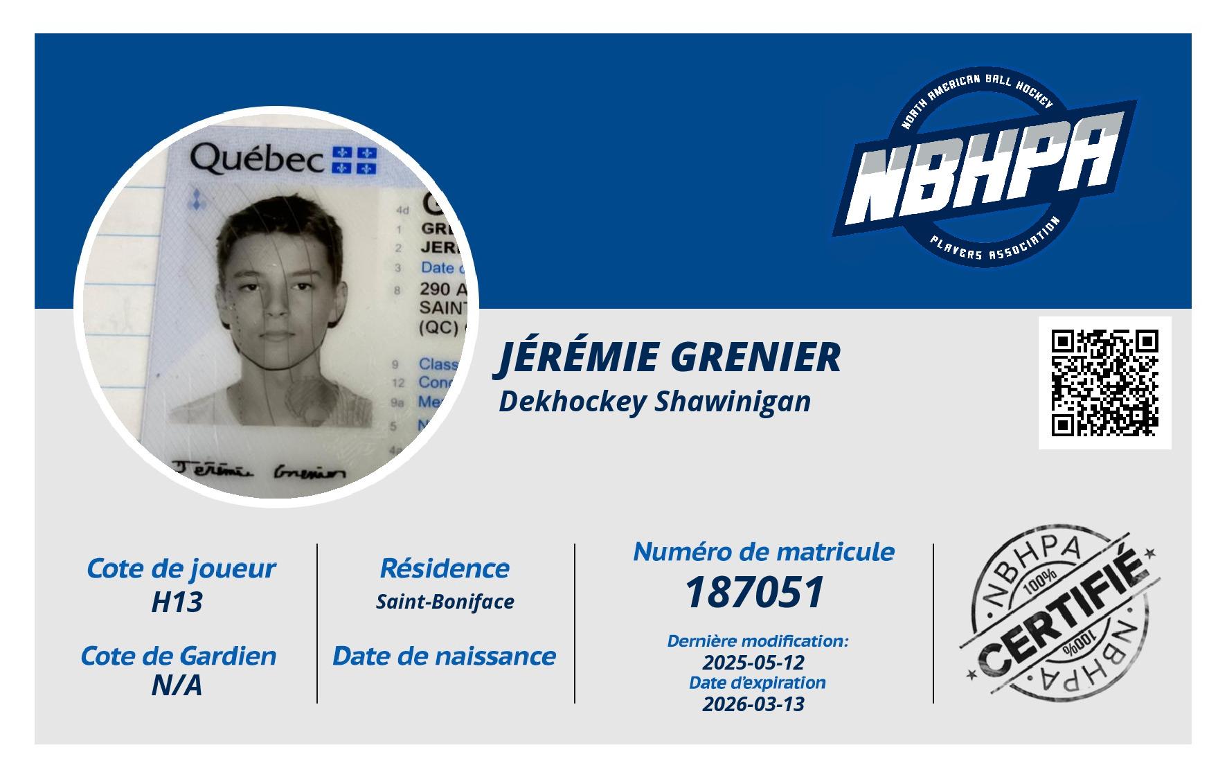 Jérémie Grenier
