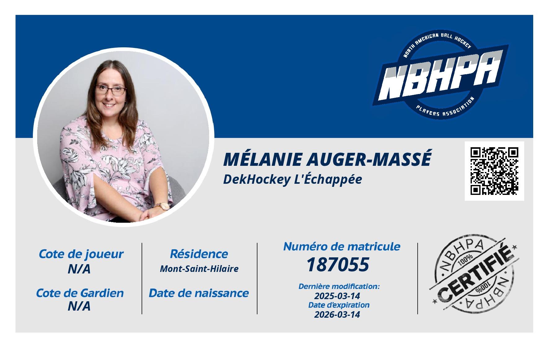 Mélanie Auger-Massé