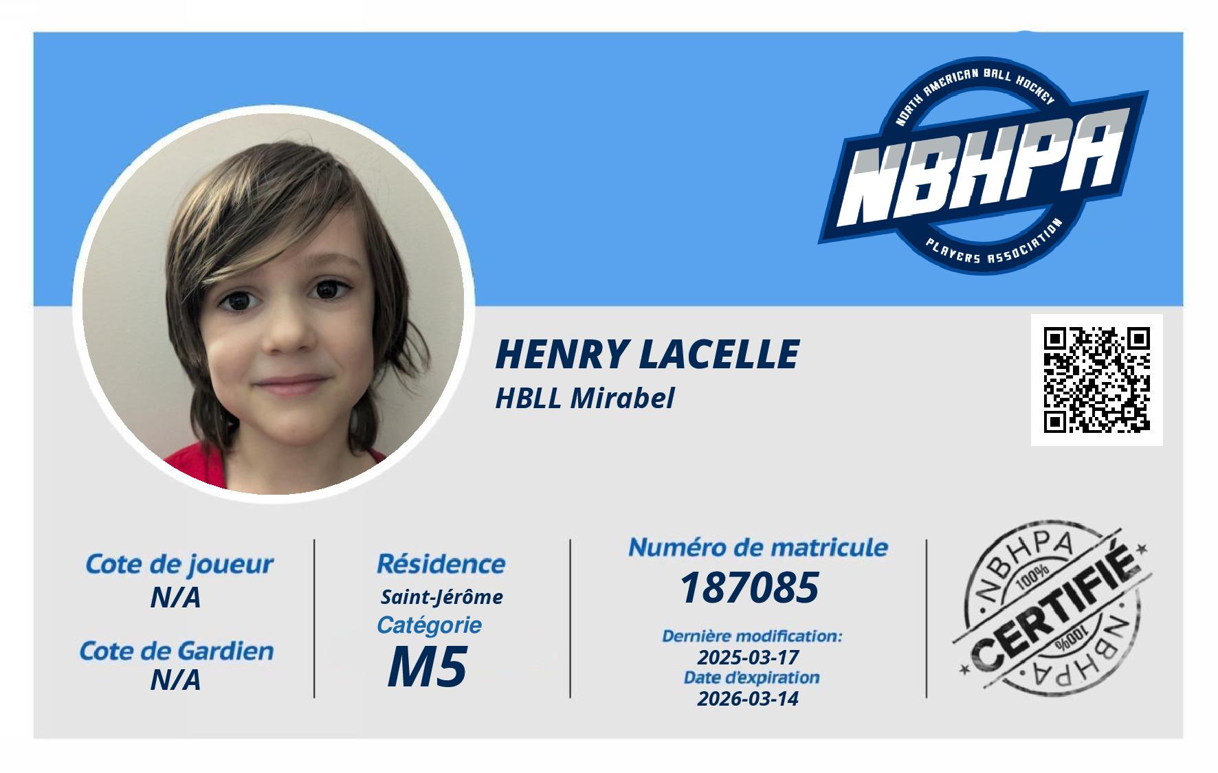 Henry Lacelle
