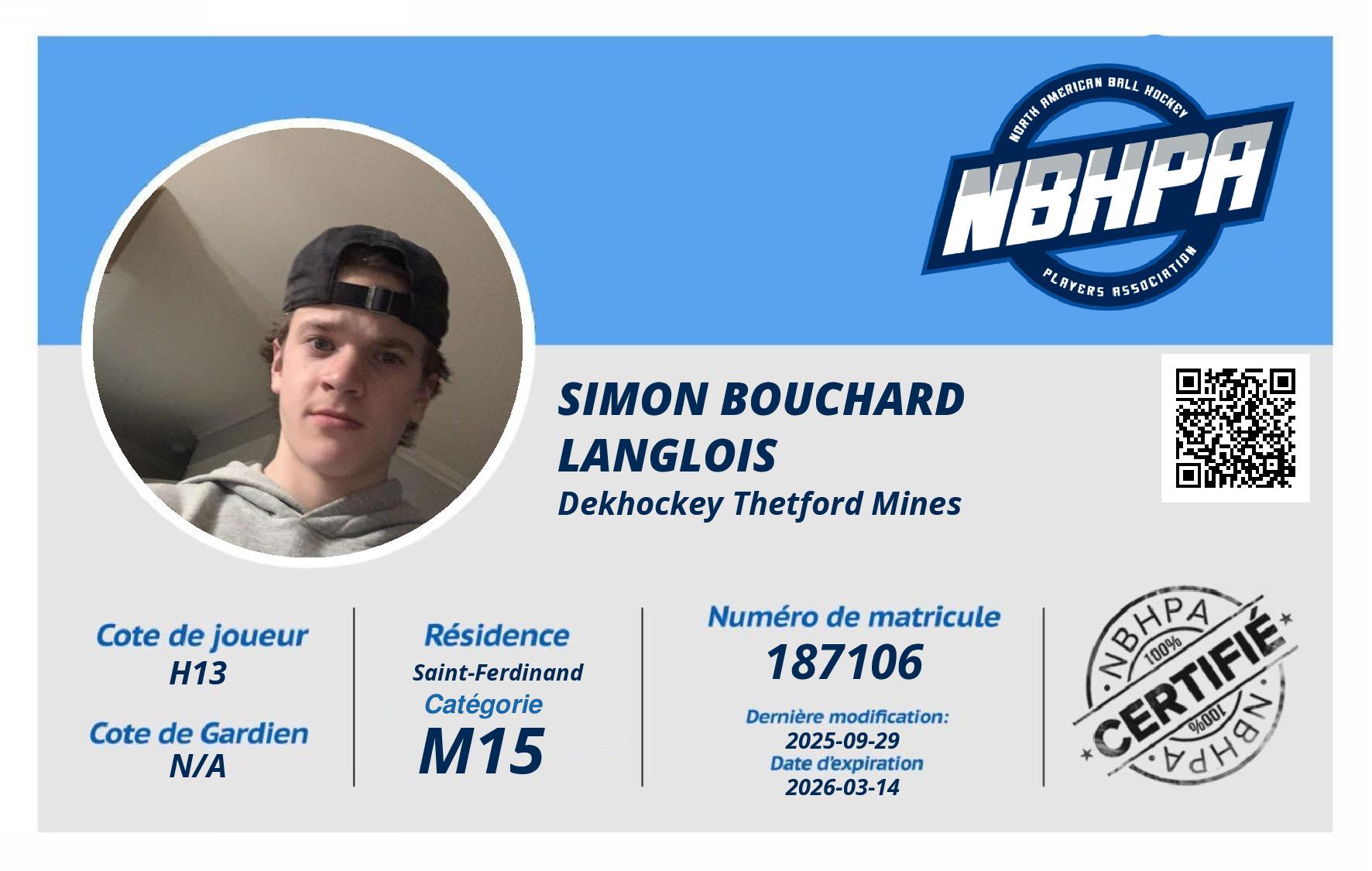 Simon Bouchard Langlois