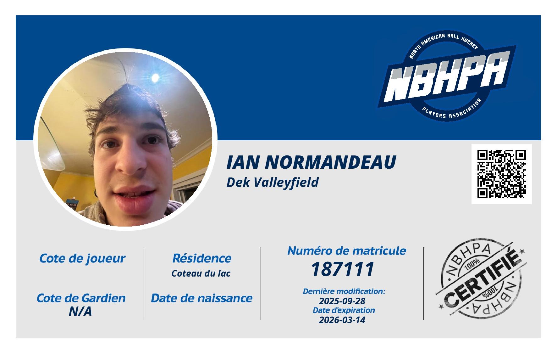 Ian Normandeau