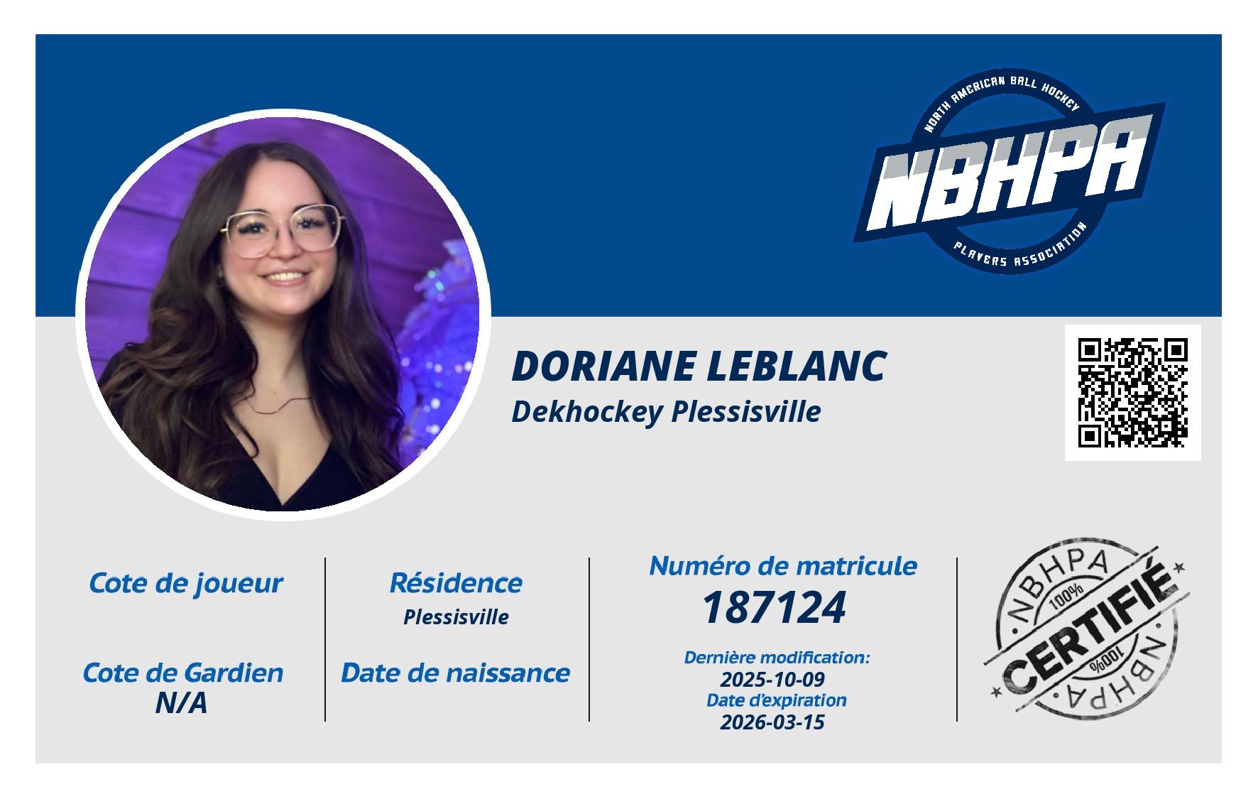 Doriane Leblanc