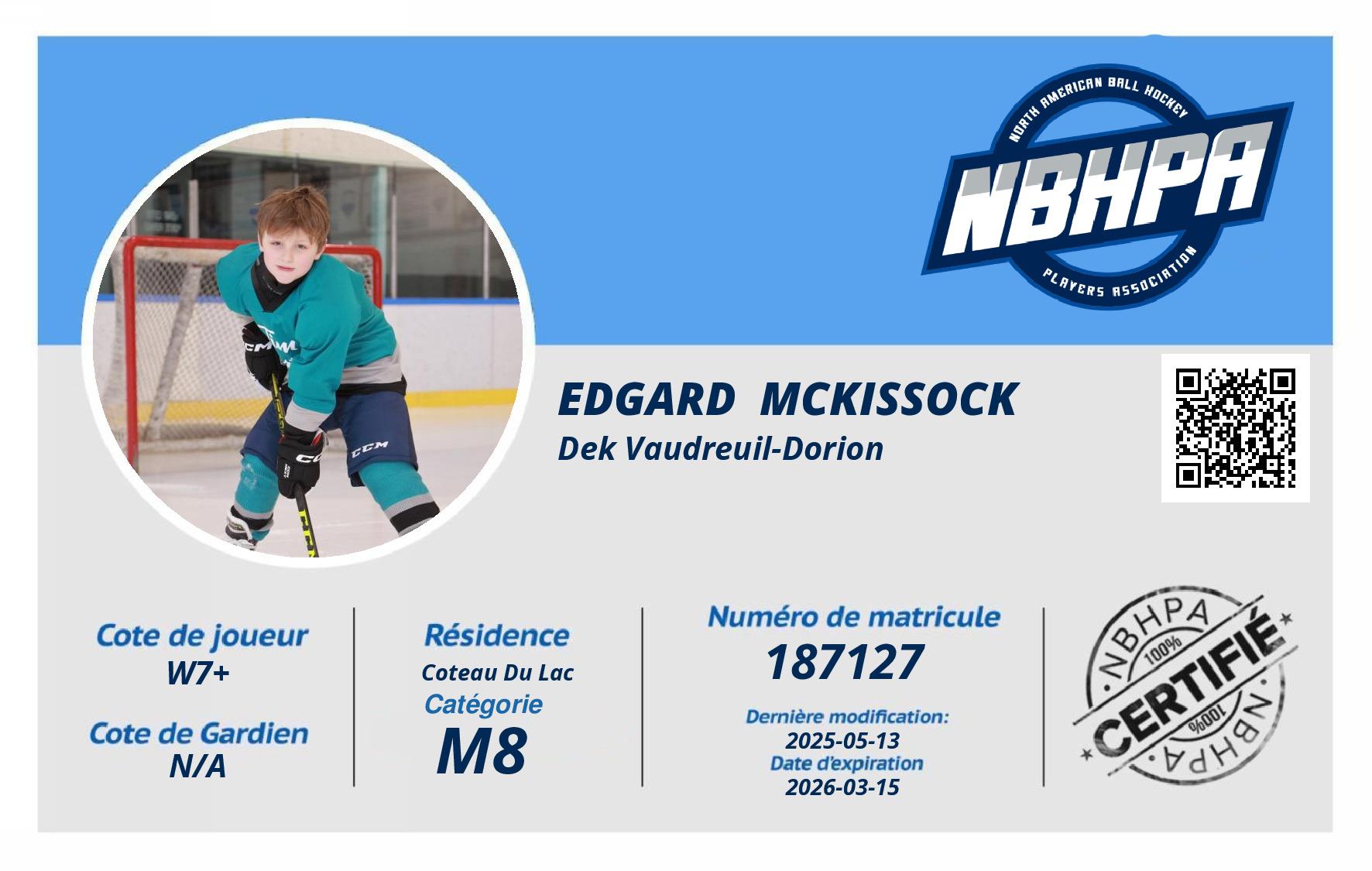 Edgard  Mckissock
