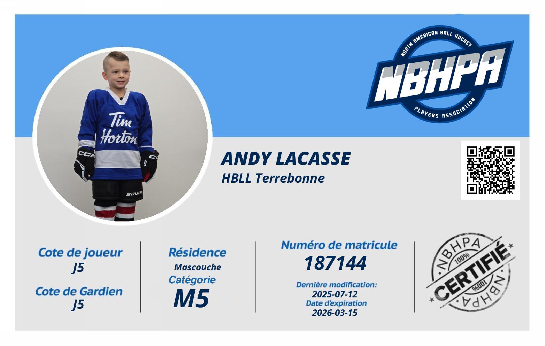 Andy Lacasse