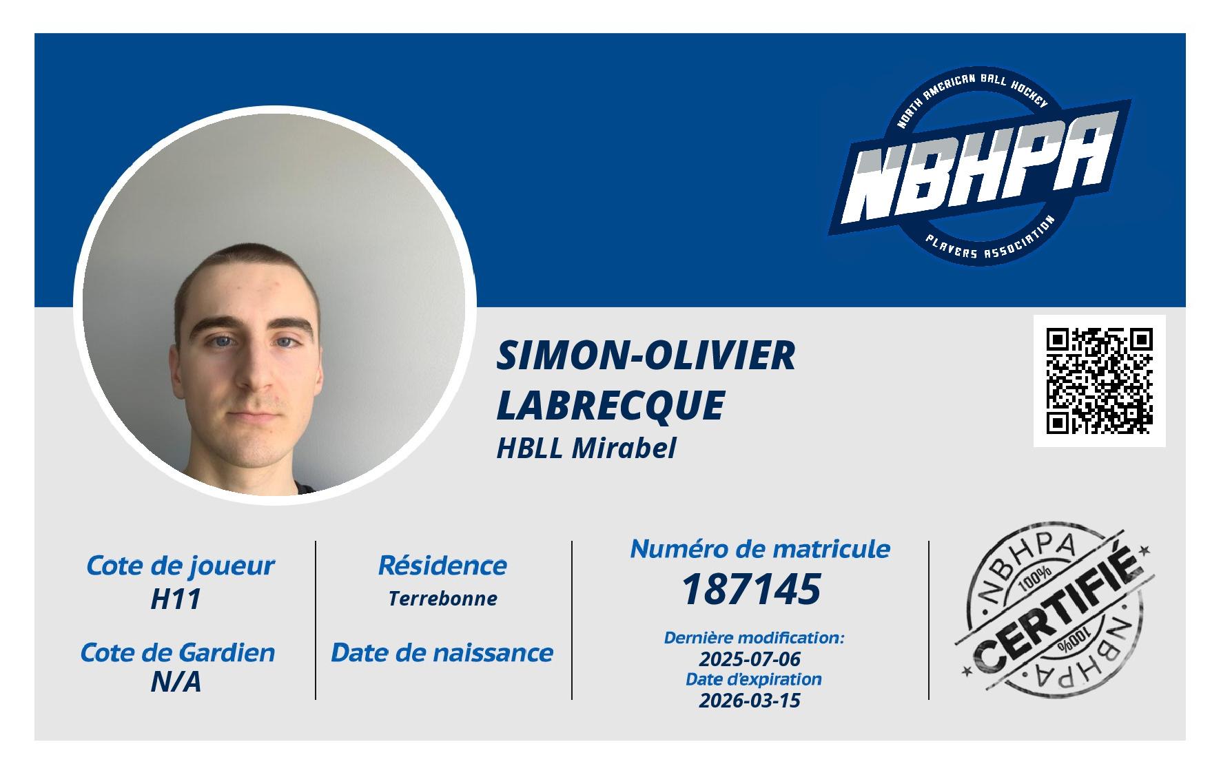 Simon-Olivier Labrecque