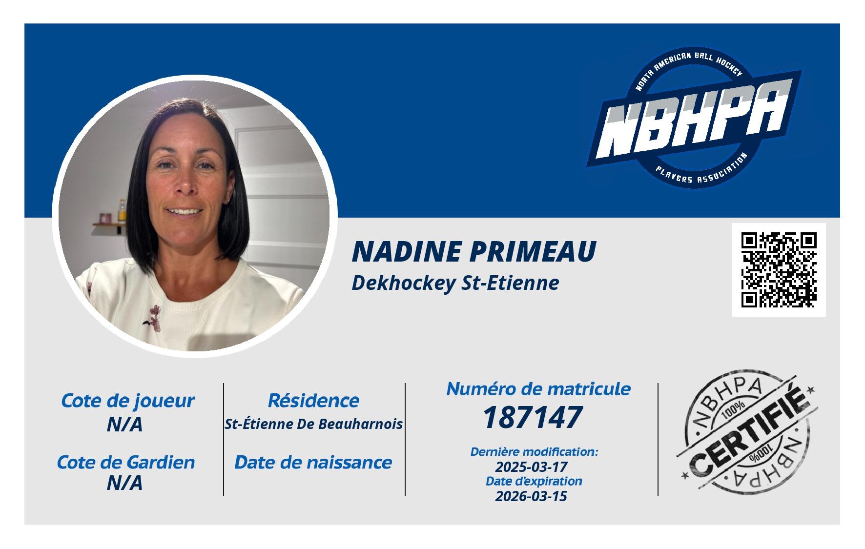 Nadine Primeau