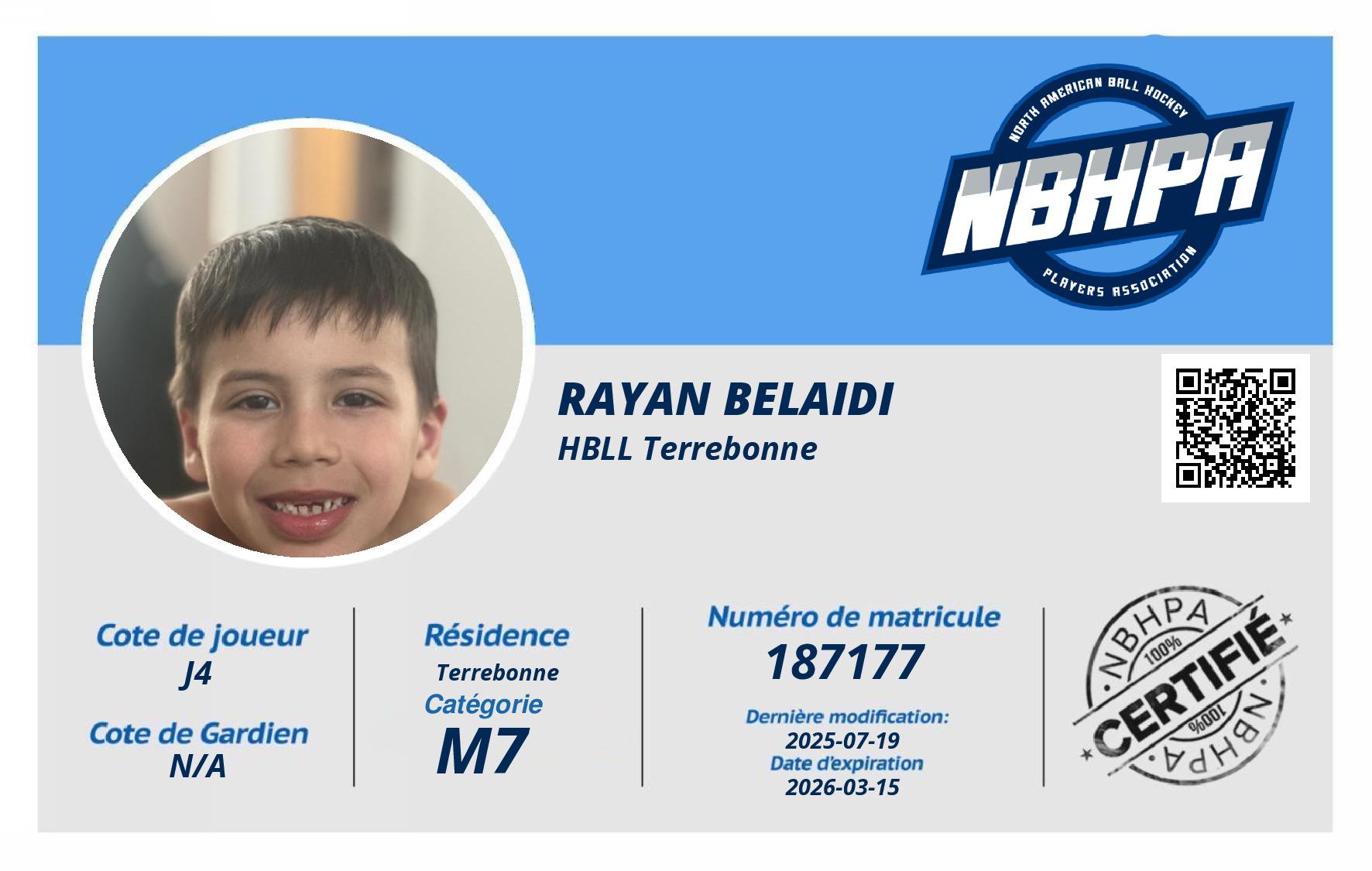 Rayan Belaidi