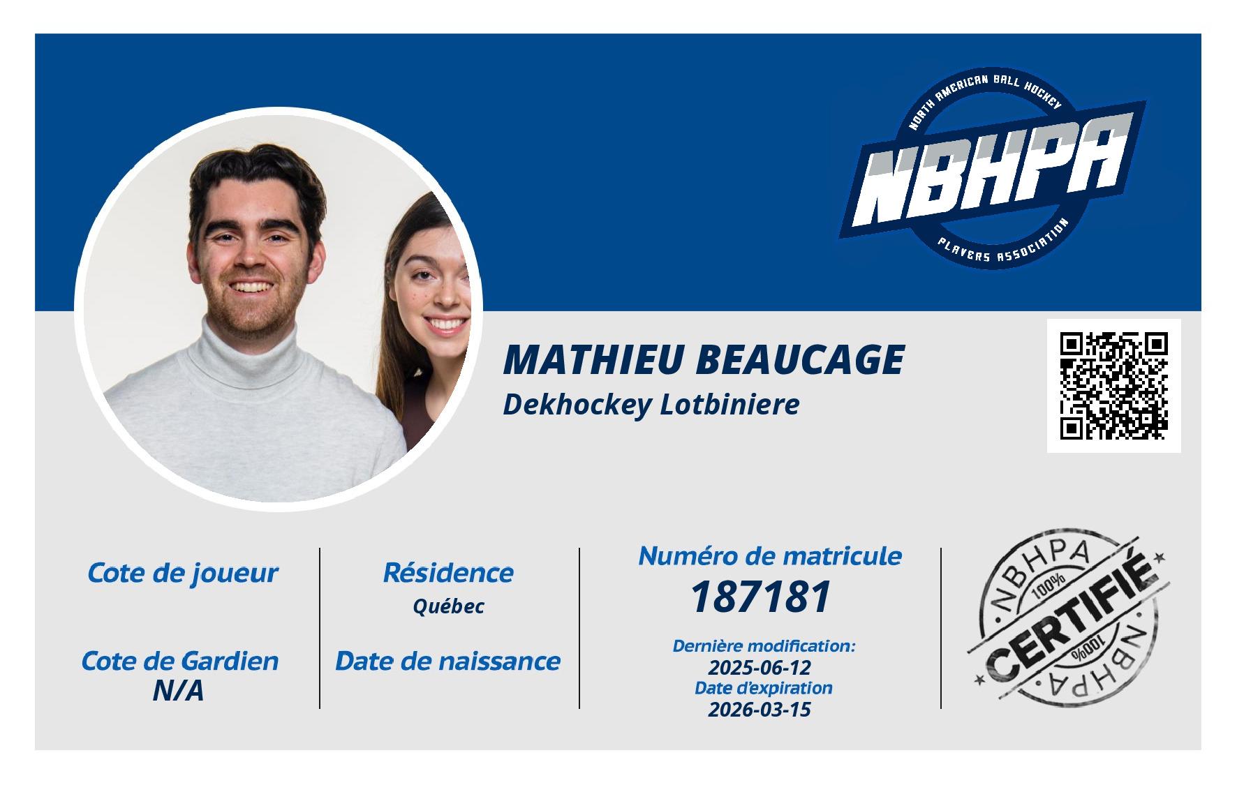 Mathieu Beaucage