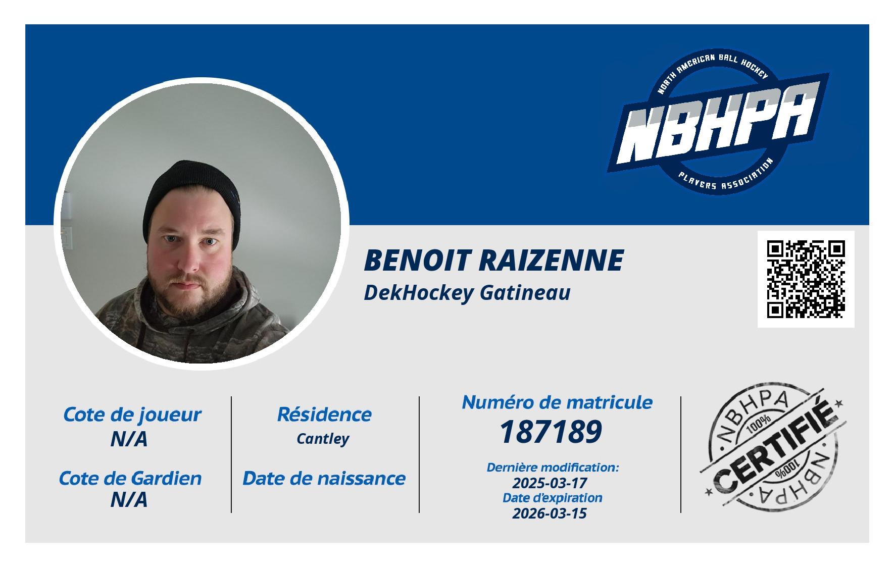 Benoit Raizenne 