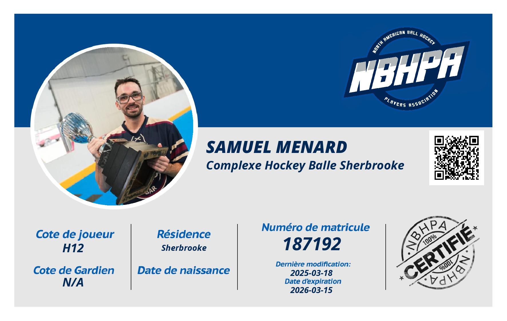 Samuel Menard