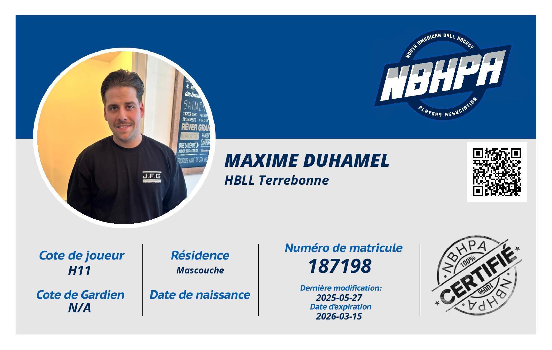 Maxime Duhamel