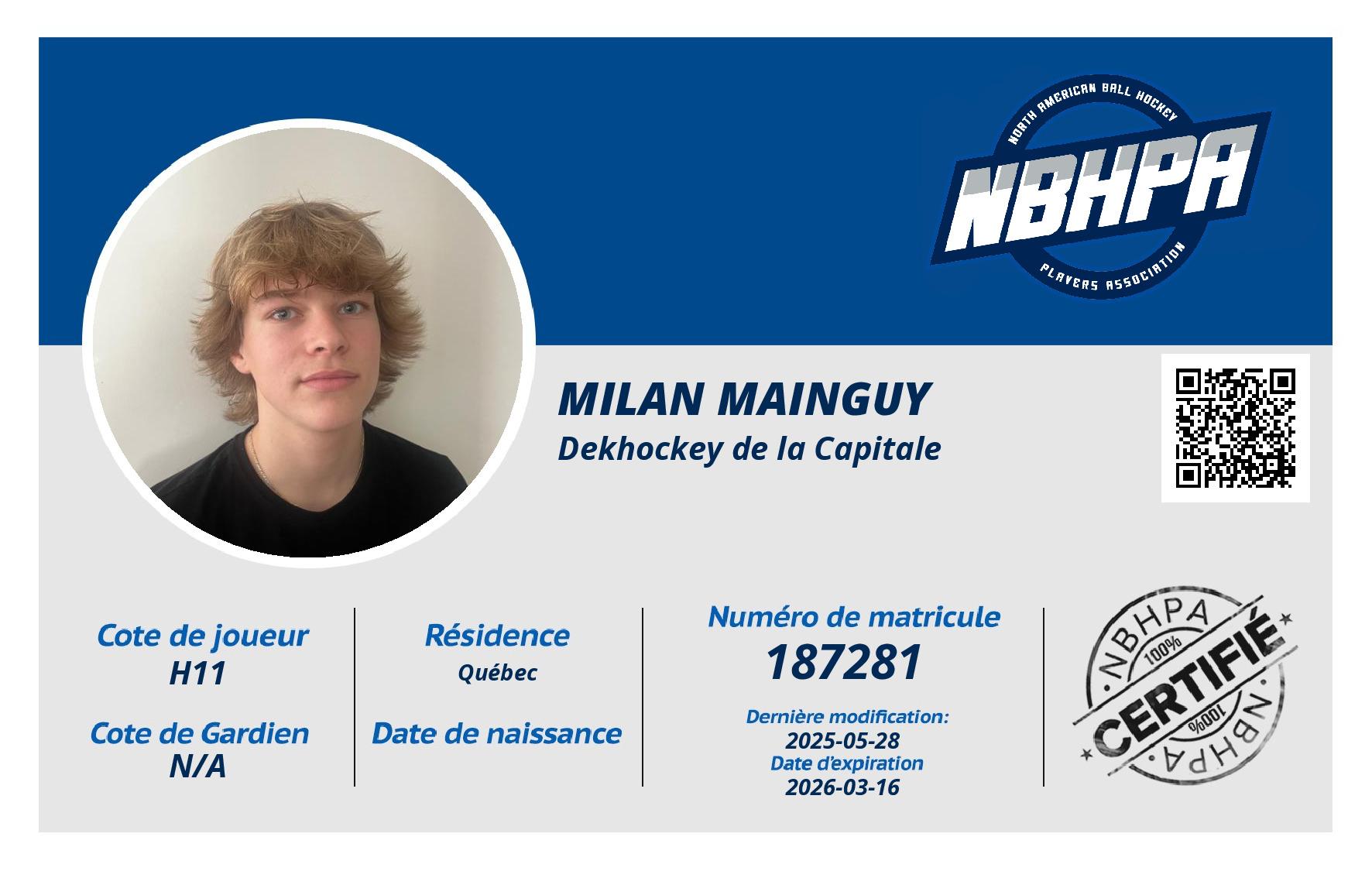 Milan Mainguy