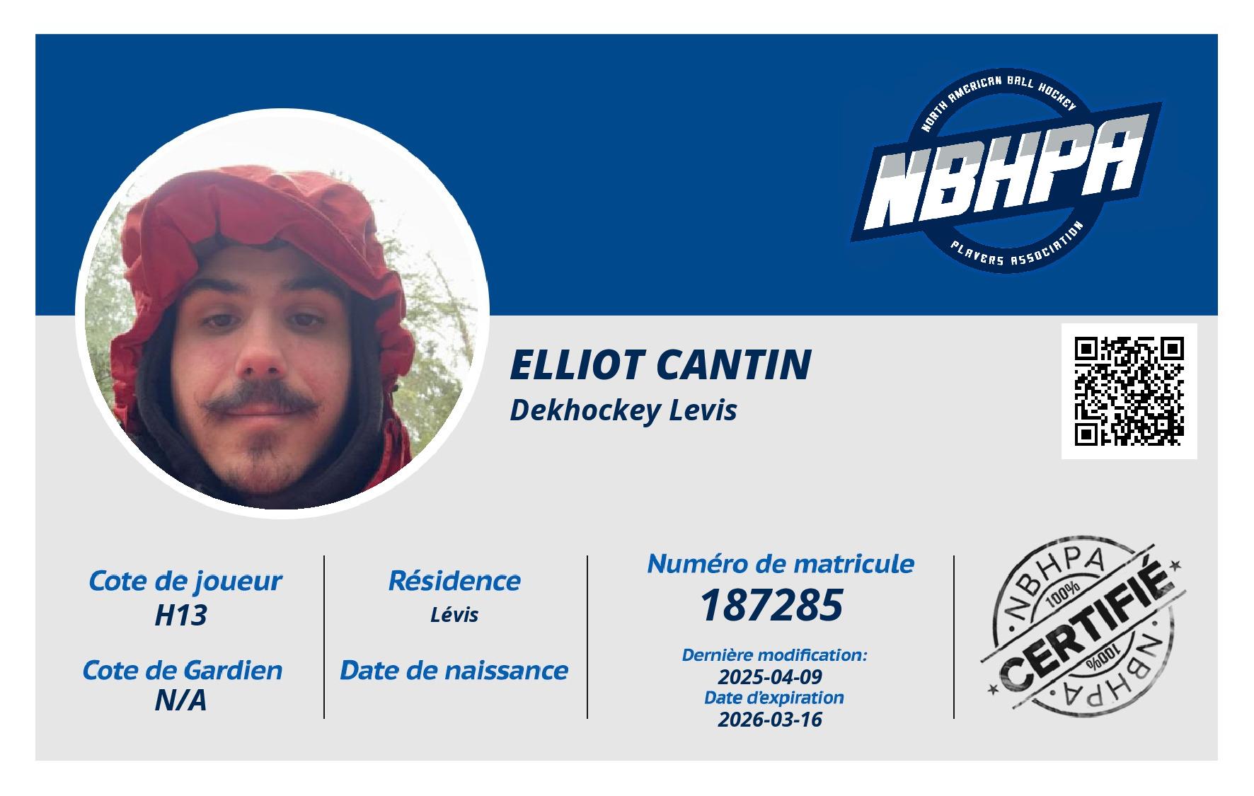 Elliot Cantin