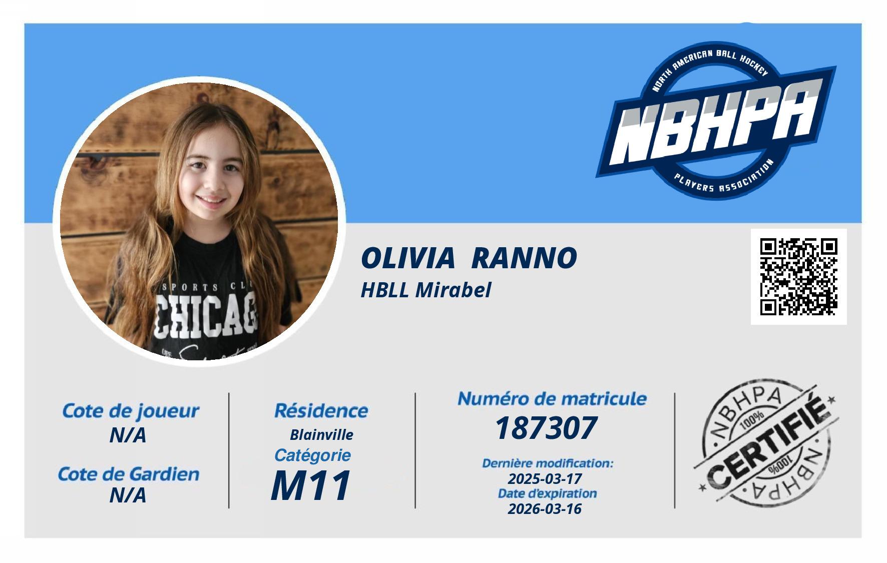 Olivia  Ranno 