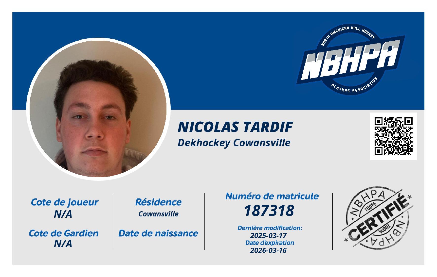 Nicolas Tardif