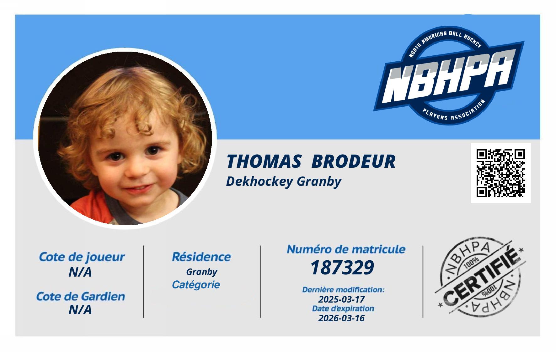 Thomas  Brodeur
