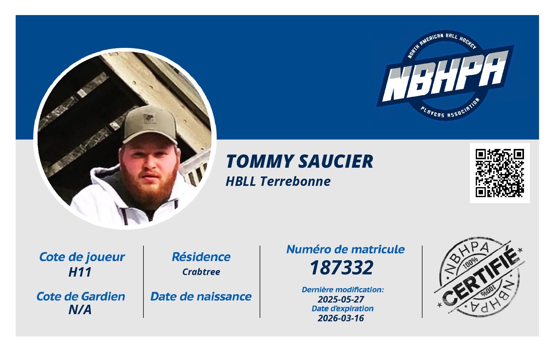Tommy saucier
