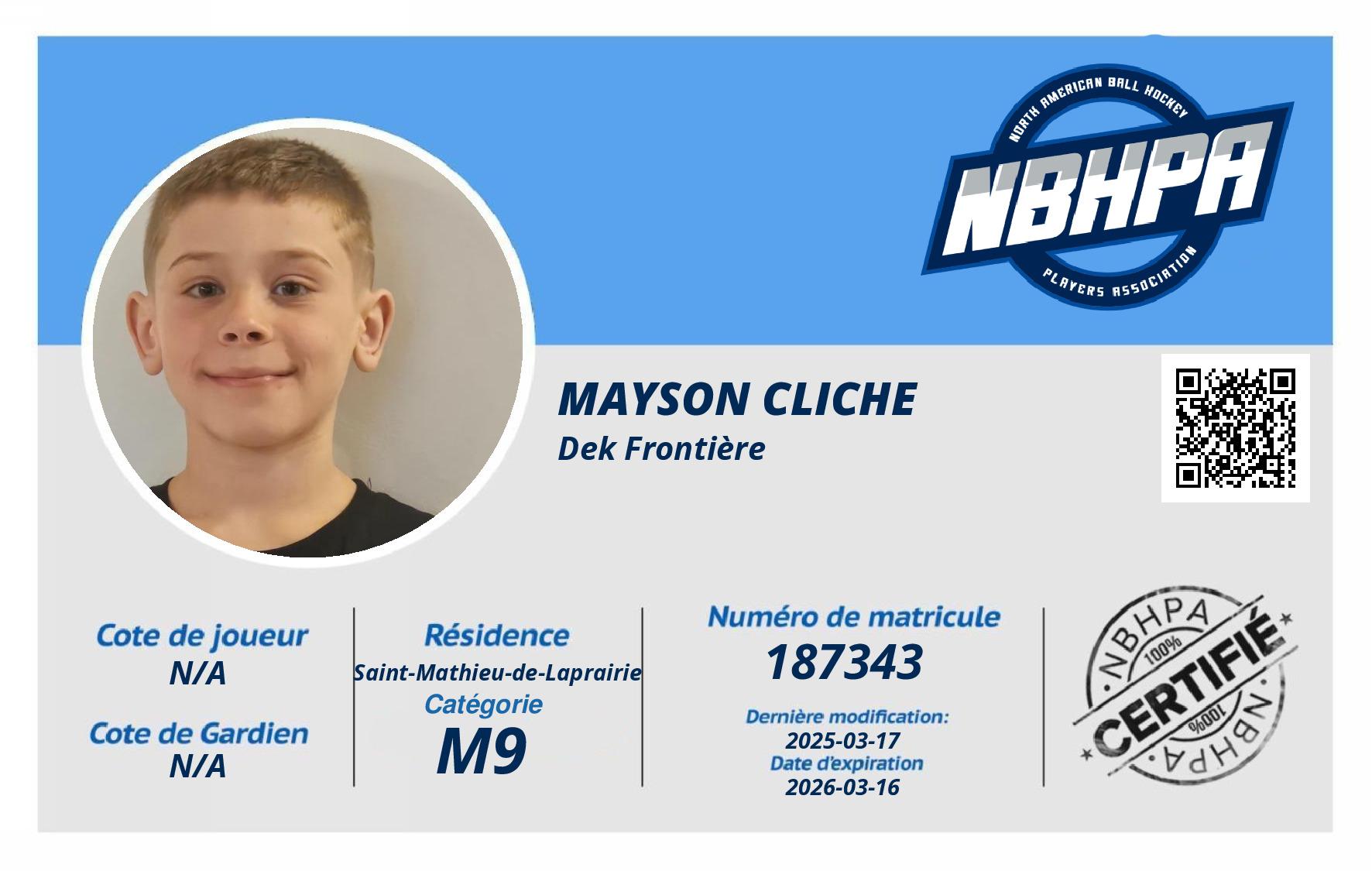 Mayson cliche