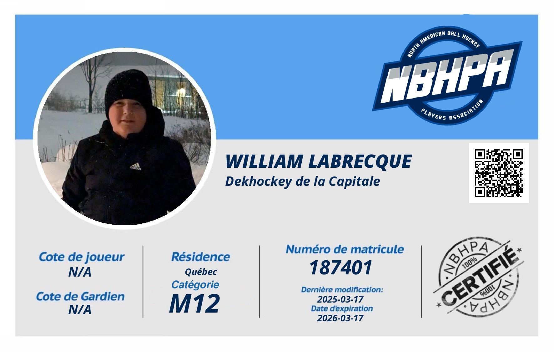 William Labrecque