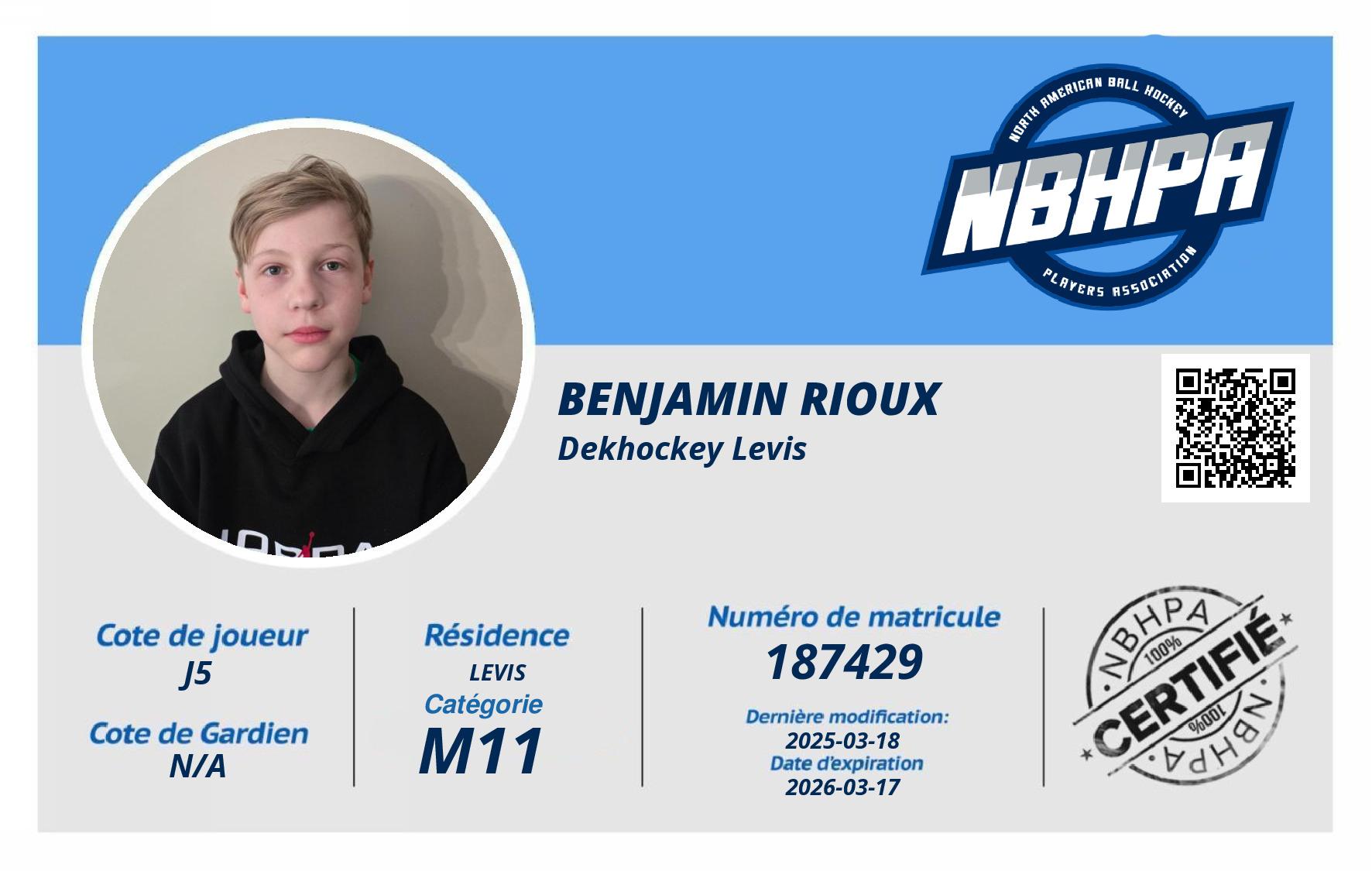 Benjamin Rioux