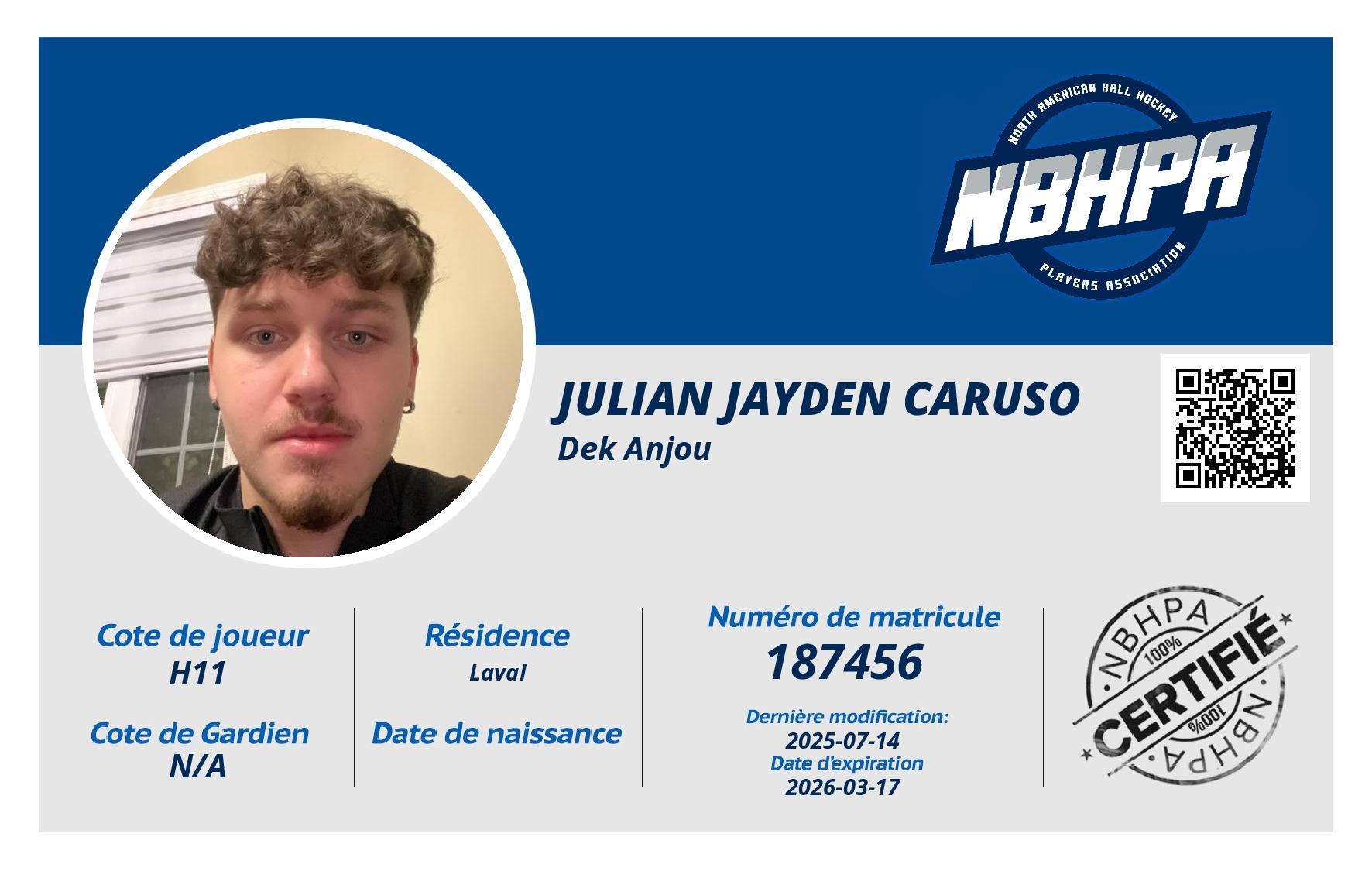 Julian Jayden caruso