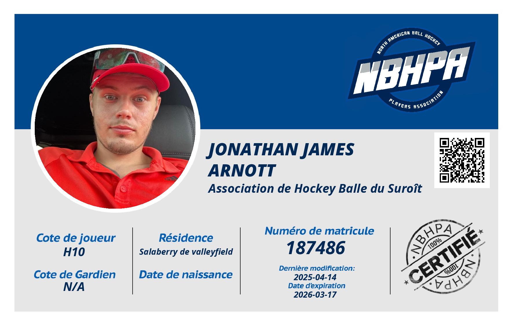 Jonathan James Arnott