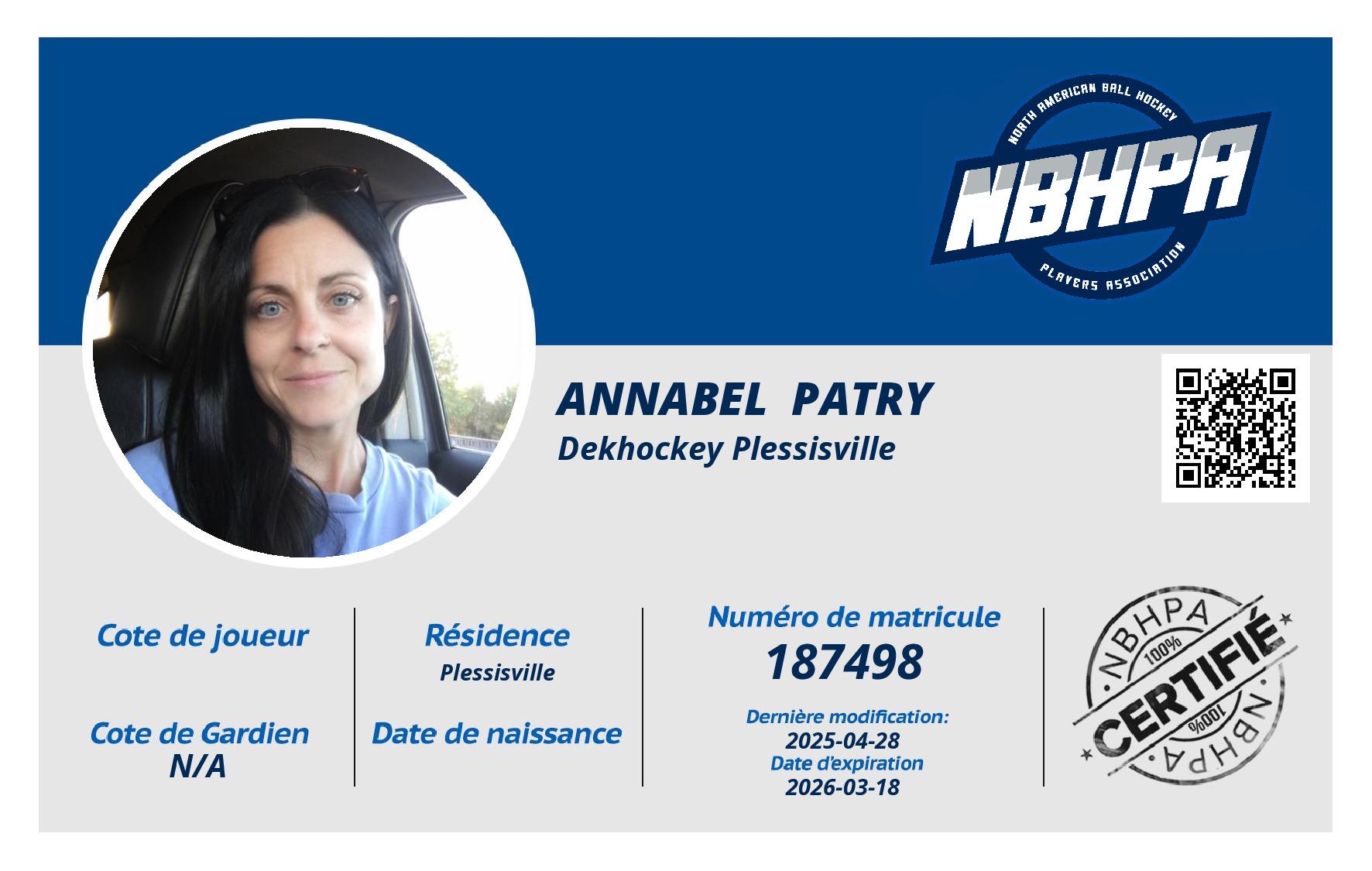Annabel  Patry