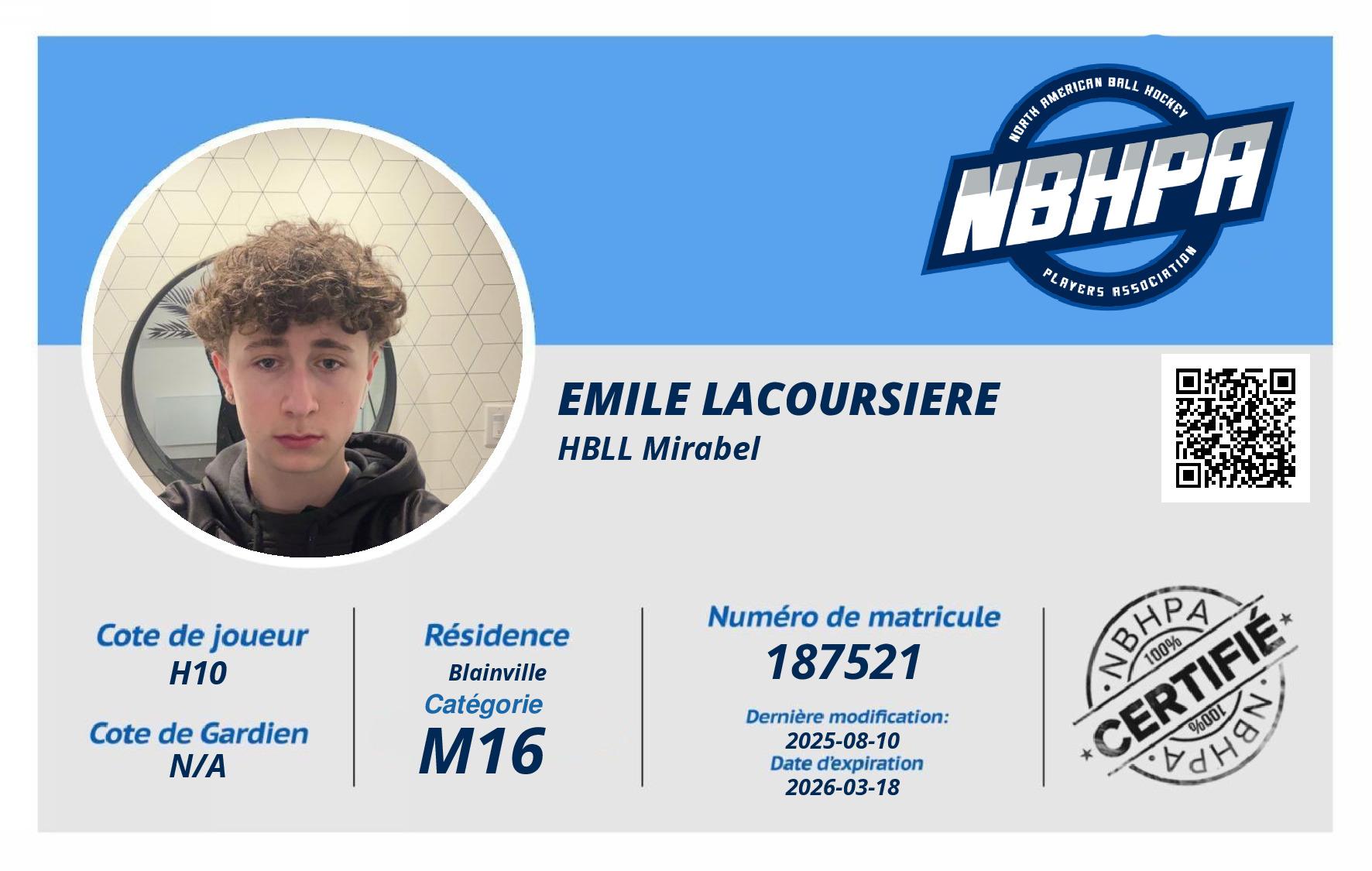 Emile Lacoursiere