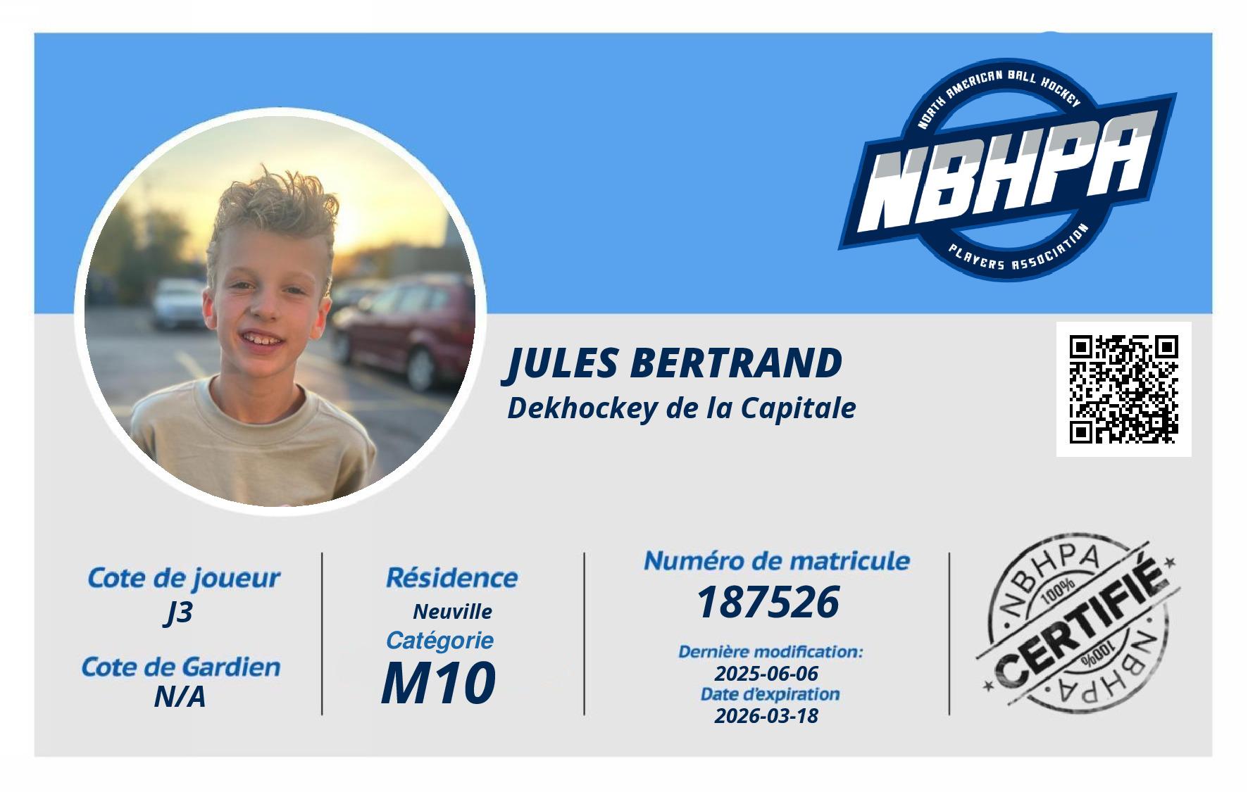 Jules Bertrand