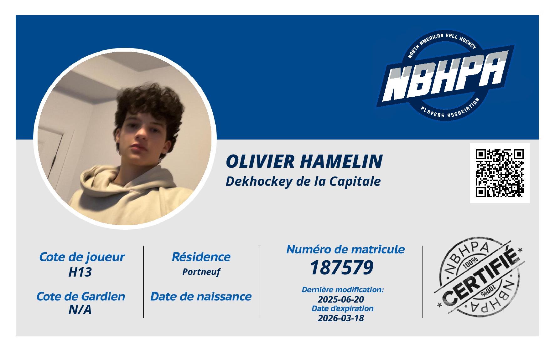 Olivier Hamelin