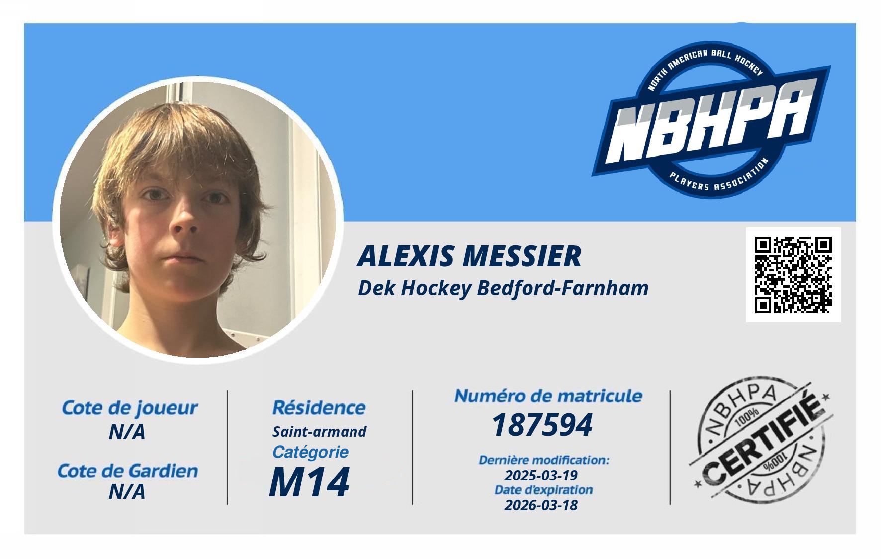 Alexis Messier