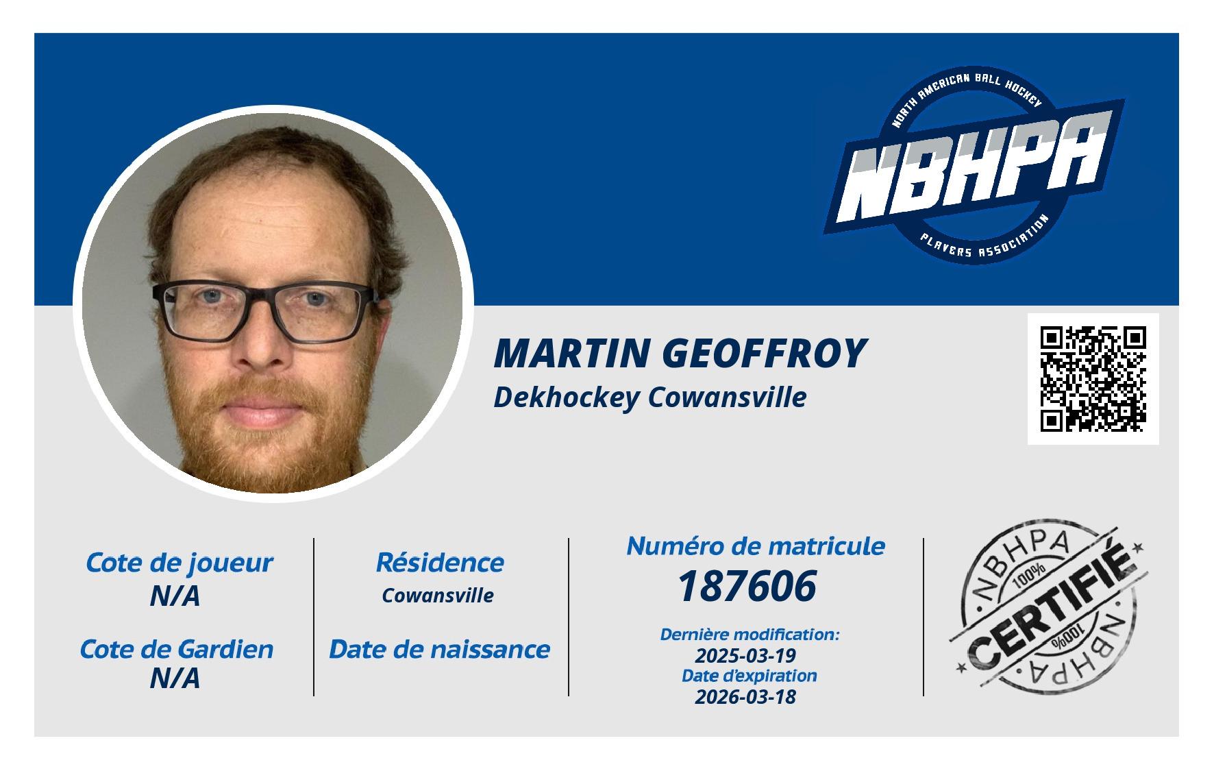 Martin Geoffroy 