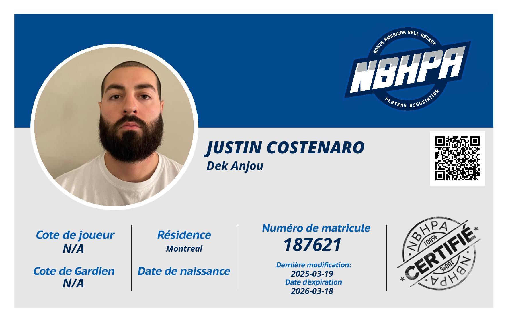 Justin Costenaro