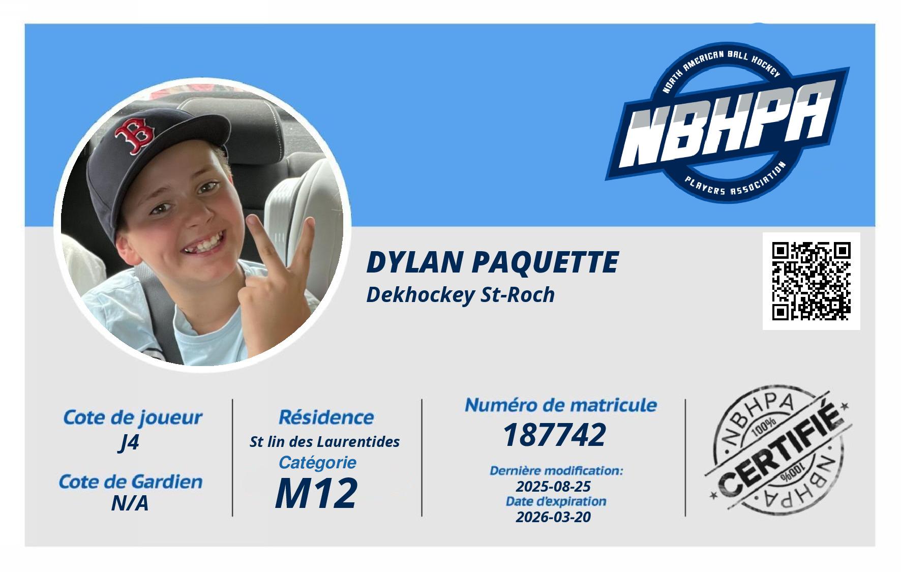 Dylan Paquette