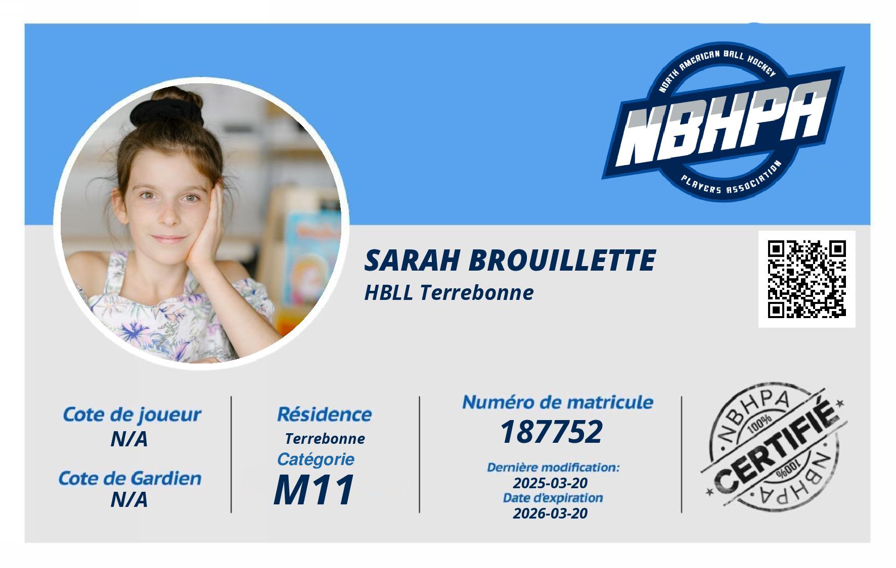 Sarah Brouillette