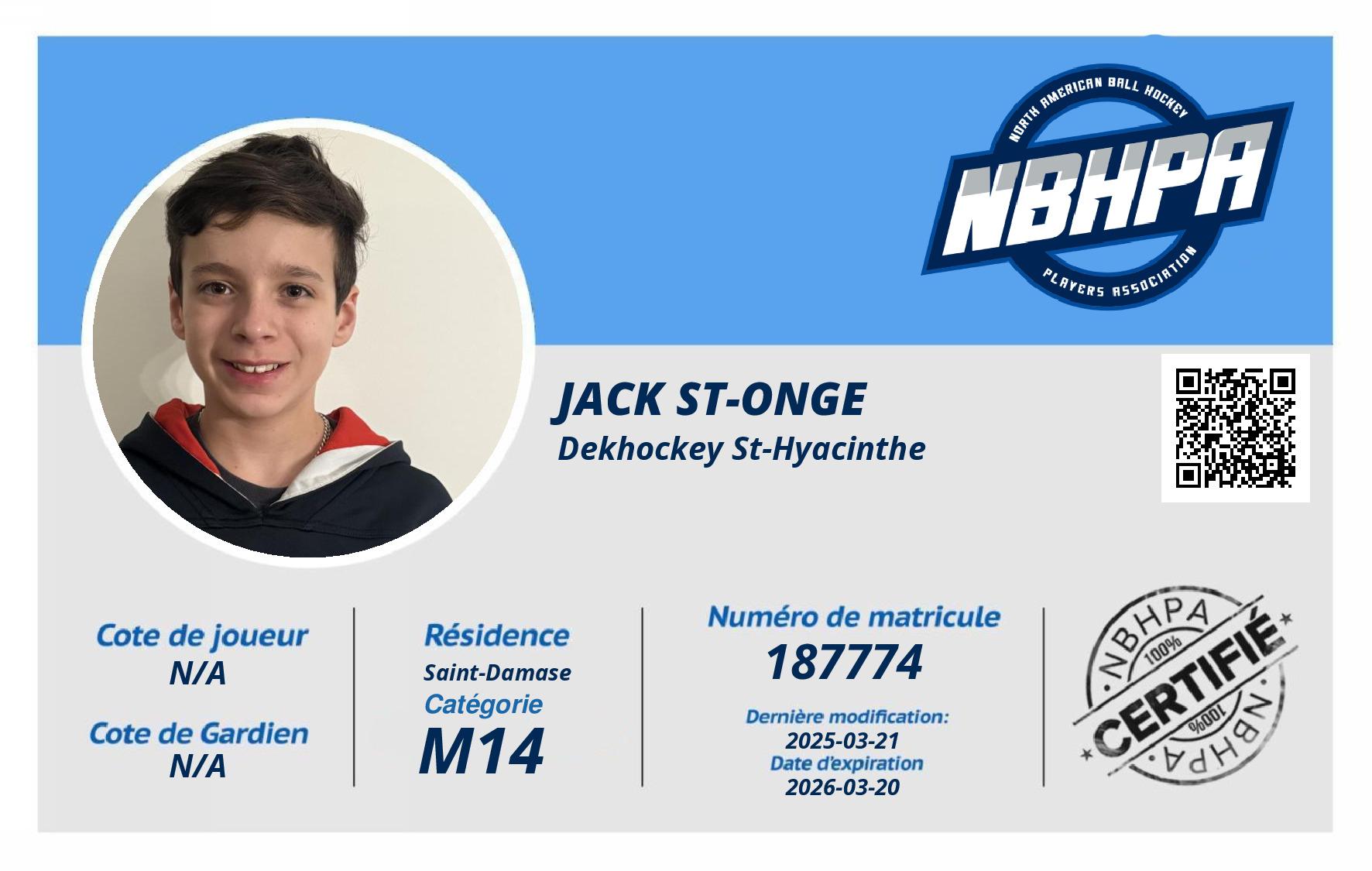 Jack St-Onge