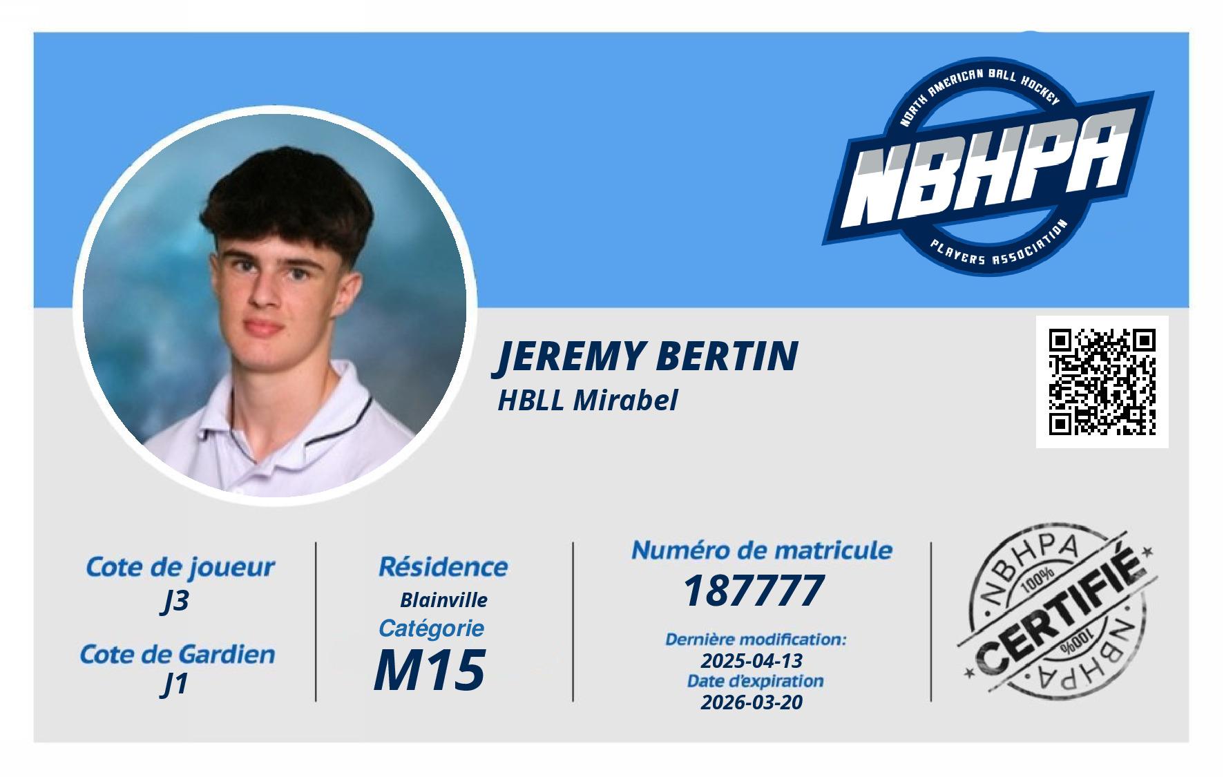 Jeremy Bertin