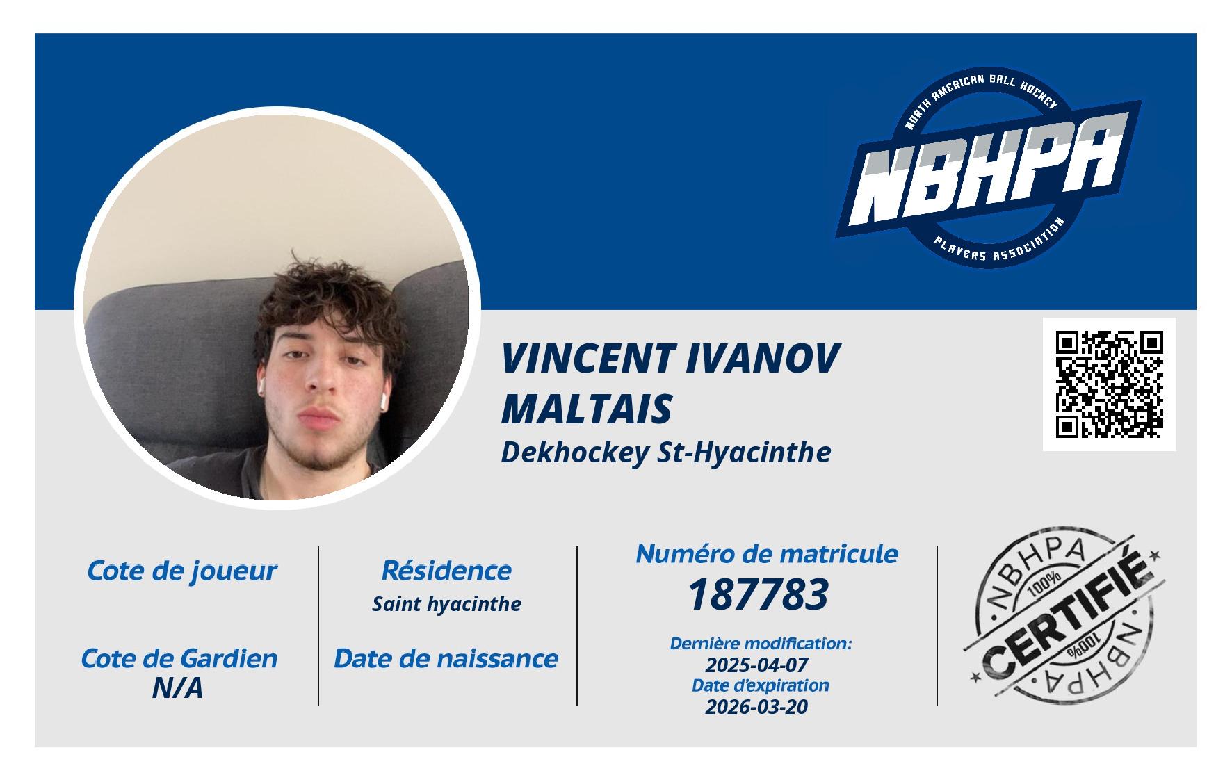 Vincent Ivanov Maltais