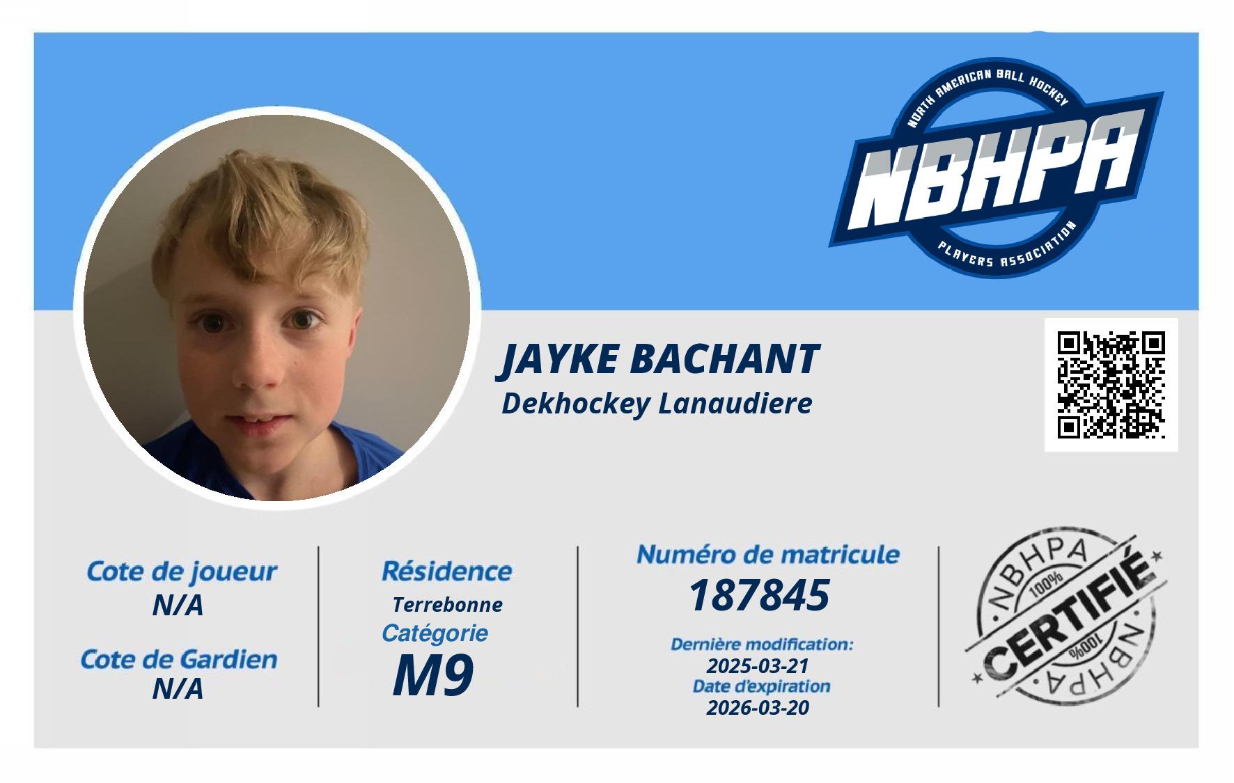 Jayke Bachant