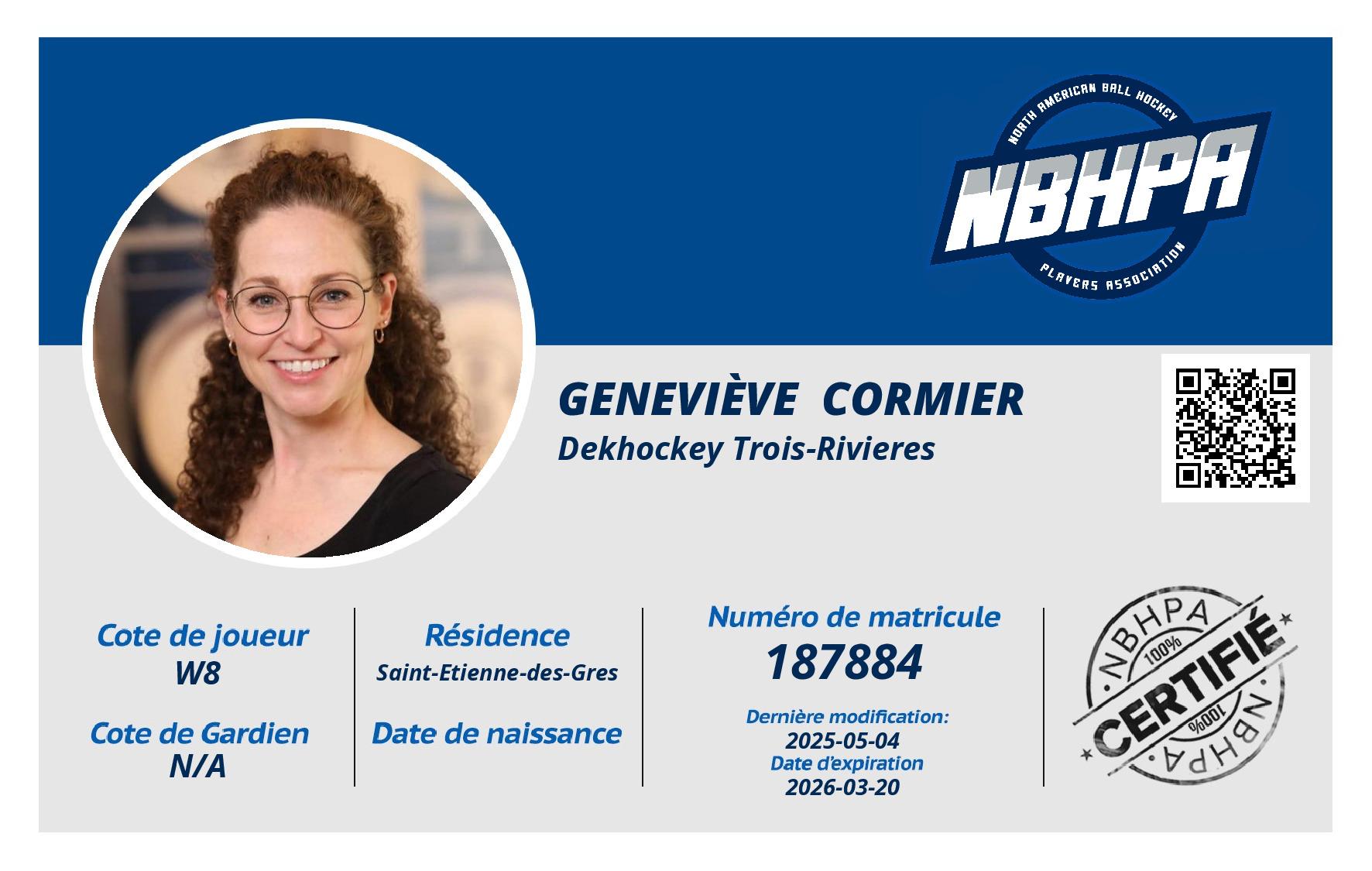 Geneviève  Cormier 