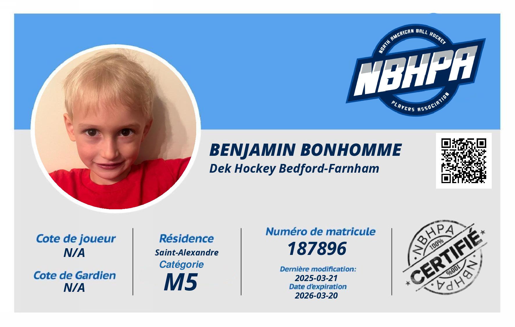Benjamin Bonhomme