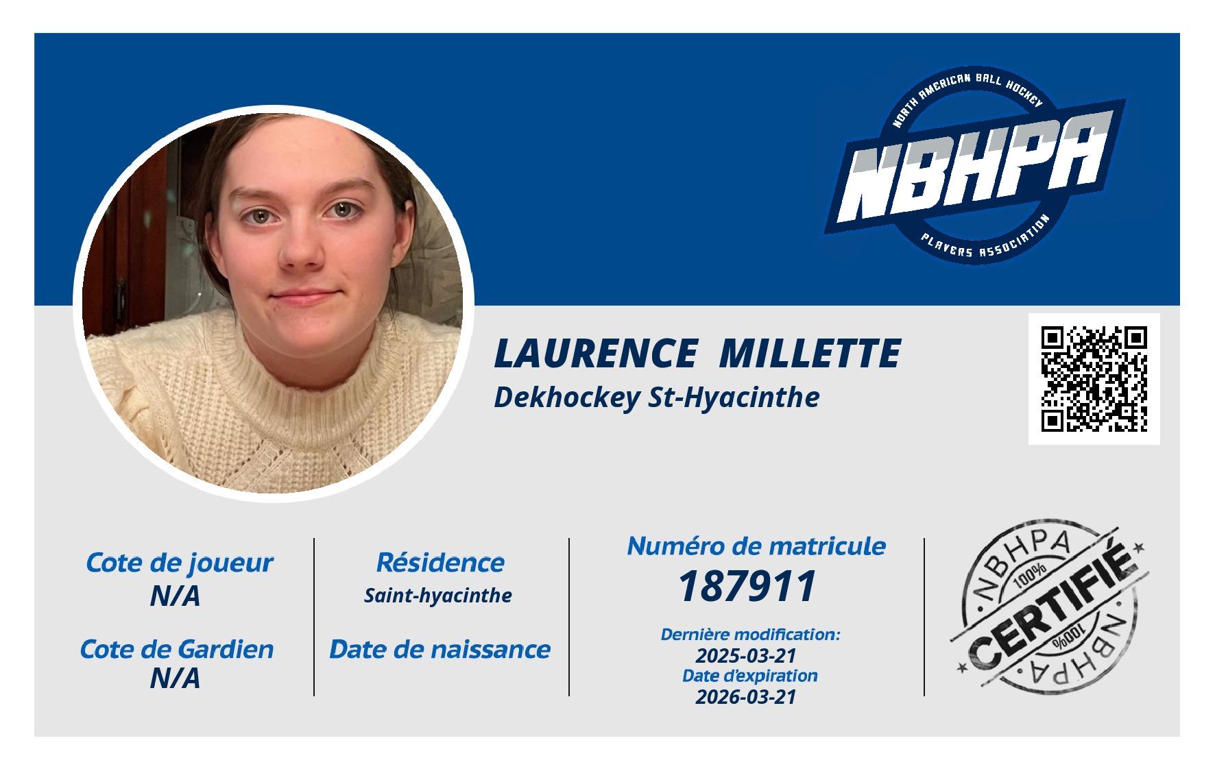 Laurence  Millette